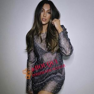 zara short rhinestone dress